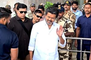 தவெக தலைவர் விஜய்