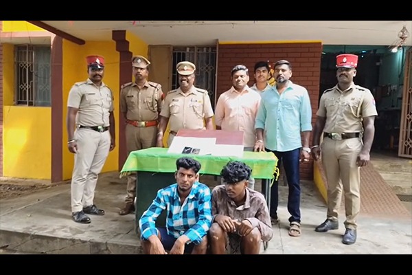 அரியாங்குப்பத்தில் கஞ்சா விற்ற 2 கல்லூரி மாணவர்கள் கைது!