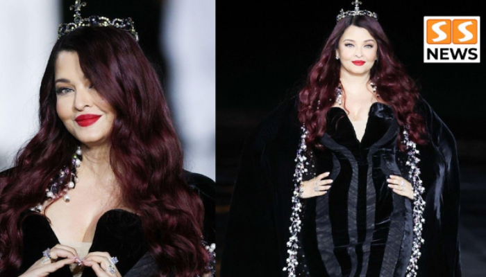 Black Beauty.. Former Miss World Aishwarya Rai Stuns on the Ramp at Paris Fashion Week!
