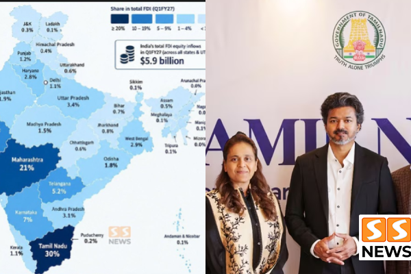 தமிழகத்திற்கு முதலிடம்! அந்நிய நேரடி முதலீட்டை ஈர்ப்பதில் தமிழ்நாடு சாதனை