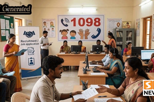 குழந்தைகள் உதவி மையத்தில் வேலைவாய்ப்பு! 1098 திட்டத்தில் 8 காலியிடங்கள்!