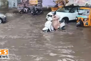 கனமழையால் சாலைகளில் தண்ணீர் தேங்கும் அபாயம்!