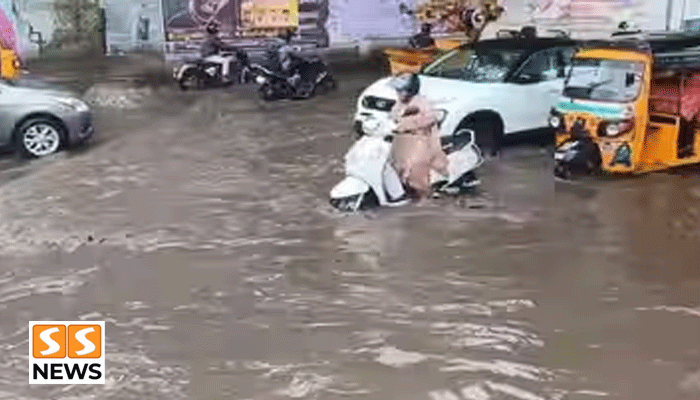 கனமழையால் சாலைகளில் தண்ணீர் தேங்கும் அபாயம்!