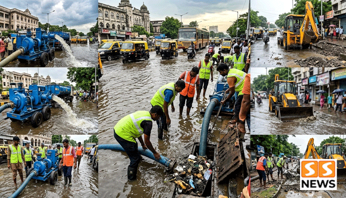 சென்னையில் தேங்கிய மழைநீர் அகற்றும் பணி தீவிரம்! இயல்பு நிலைக்குத் திரும்ப நடவடிக்கை!