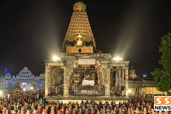 தஞ்சை பெரிய கோயிலில் ராஜராஜ சோழனின் 1,041-வது சதய விழா தொடக்கம்! 1,041 கலைஞர்கள் பங்கேற்கும் பிரம்மாண்ட நாட்டியாஞ்சலி!
