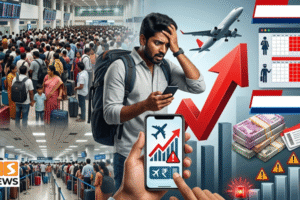 தொடர் விடுமுறையால் எகிறிய விமானக் கட்டணம்! சென்னையிலிருந்து பயணிப்போர் அதிர்ச்சி