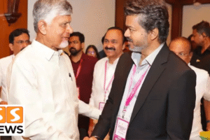 சென்னைக்குக் கிருஷ்ணா தண்ணீர் கிடைக்குமா? விஜய் – சந்திரபாபு நாயுடு முக்கியச் சந்திப்பு!