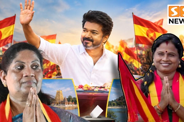 மதுராந்தகம், தாராபுரத்தில் தவெக வெற்றிக் கொடி? இரு தொகுதிகளிலும் விஜய் கட்சி முன்னிலை!