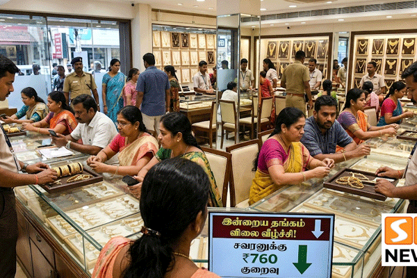 தங்கம் விலையில் அதிரடி சரிவு! ஒரே நாளில் சவரனுக்கு ரூ.760 குறைவு – இன்றைய நிலவரம் என்ன?