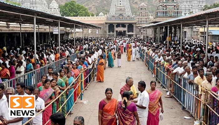 விடுமுறை ஸ்பெஷல்.. திருவண்ணாமலையில் அண்ணாமலையார் தரிசனத்திற்கு நீண்ட வரிசை!