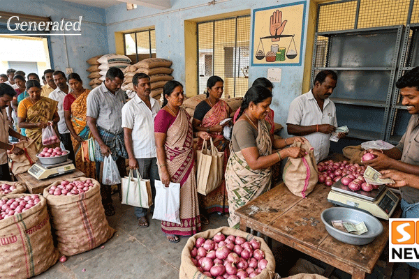 ரேஷன் கடைகளில் வெங்காயம் விற்பனை! ஊழியர்களுக்கு கிலோவுக்கு ₹2 ஊக்கத்தொகை!