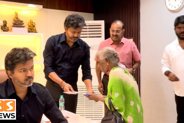பெரம்பூரில் விஜய் திடீர் விசிட்.. பொதுமக்களின் கோரிக்கைகளை கேட்டறிந்தார்!