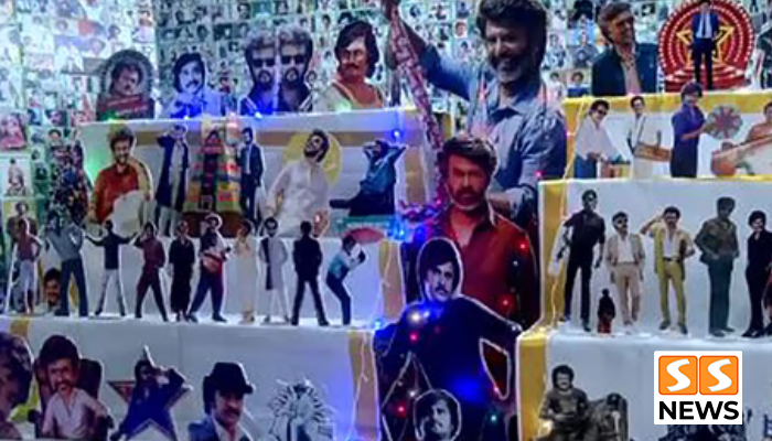 சூப்பர் ஸ்டார் ரஜினிக்காக தனிக் கோவில்.. 230 ரஜினி கொலு பொம்மைகள்! ரசிகரின் வித்தியாசமான அன்பு!