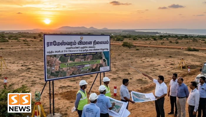 ராமேஸ்வரத்தில் புதிய விமான நிலையம்.. மாணிக்கனேரியில் அமைக்க மத்திய அரசிடம் அனுமதி கோரும் தமிழகம்!