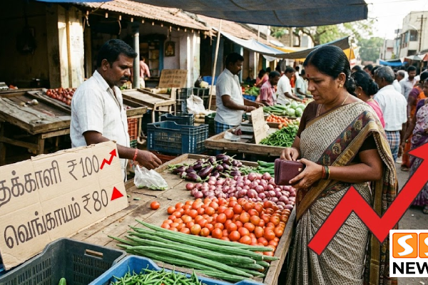 விளைச்சல் பாதிப்பால் வரத்து குறைவு.. காய்கறி விலை மீண்டும் உயர்வு!